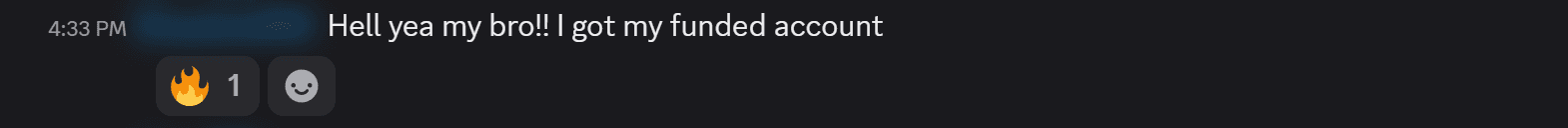Hell yea my bro!! I got my funded account